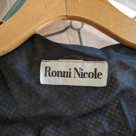 Ronni Nicole Vintage Floor Length Dress Animal Print - Picture 4 of 6